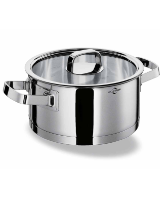 Oala din inox, cu capac, 2.5 litri, colectia San Remo Cook - KUCHENPROFI